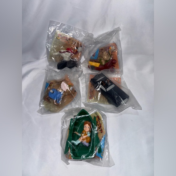 DISNEY OLIVER AND COMPANY FULL SET VINTAGE KIDS MEAL TOYS BURGER KING 1996 - Picture 2 of 2